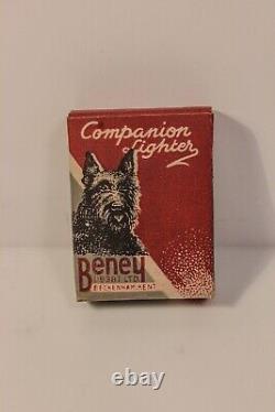 Briquet Beney COMPAGNON 1946 JAMAIS UTILISÉ IVOIRE EXTREMEMENT RARE COLLECTIBLE