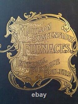 Brooklyn New York Morison Furnaces Fournaises Internes Antique Extrêmement Rare 1898