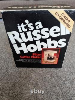 Cafetière filtre vintage Russell Hobbs, modèle 3313, extrêmement rare, jamais utilisée/neuve