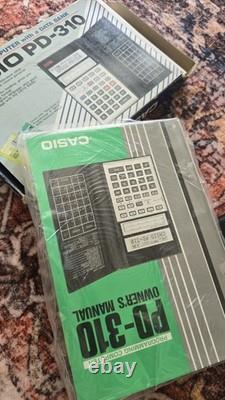 Calculatrice CASIO PD-310 FABRIQUÉE AU JAPON EXTREMEMENT RARE. Nouveaux vieux stocks