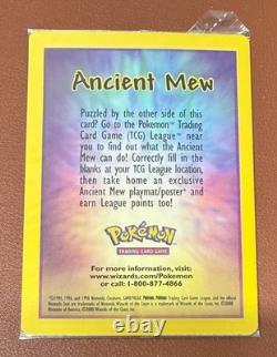 Carte Pokémon TCG Ancien Mew Promo Film 2000 Neuve Scellée Usine Extrêmement Rare