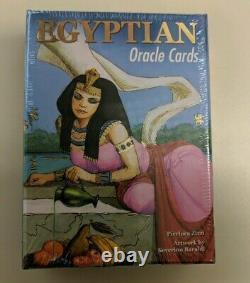 Cartes Oracle Égyptiennes. Très Rare & Oop. Nouvelle Marque Scellée. Lo Scarabeo