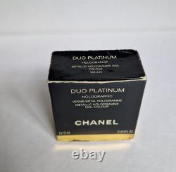 Chanel Duo Platine Holographique Extrêmement Rare Neuf dans la Boîte