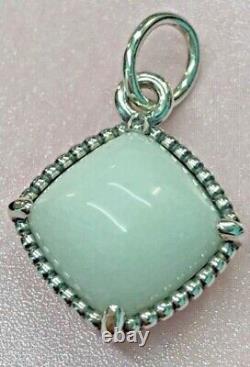 Charme de pendentif en quartzite blanc Pandora Pure Radiance extrêmement rare 390333QW