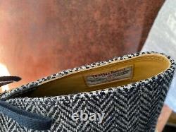 Clarks Harris Bottes Du Désert Tweed Taille 9 Nouveau Extrêmement Rare