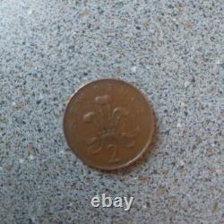 Collection de pièces de monnaie extrêmement rares New Pence 2p 1971, pièces originales