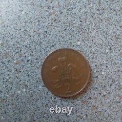 Collection de pièces de monnaie extrêmement rares New Pence 2p 1971, pièces originales