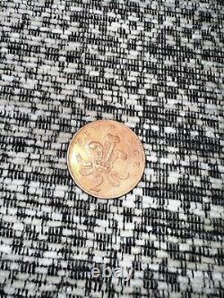 Collection de pièces de monnaie extrêmement rares de 2p New Pence 1971 pièces originales