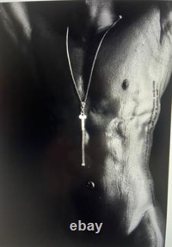 Collier Zippé Mateo New York Extrêmement Rare, Porté à l'origine par Rihanna, Unisexe