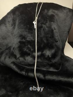 Collier Zippé Mateo New York Extrêmement Rare, Porté à l'origine par Rihanna, Unisexe