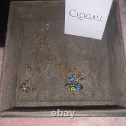 Collier papillon en or gallois Clogau ? Extrêmement rare et nouveau