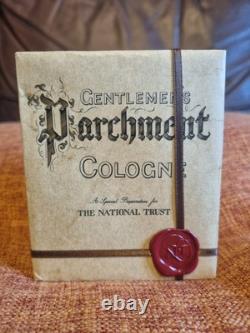 Cologne Parchment pour Gentlemens, Après-rasage, Extrêmement Rare. Le National Trust