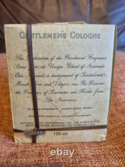 Cologne Parchment pour Gentlemens, Après-rasage, Extrêmement Rare. Le National Trust
