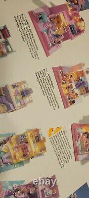 Complet 2 Sets Polly Pocket Pollyville 1995 Supersets Scelled Extremely Rare