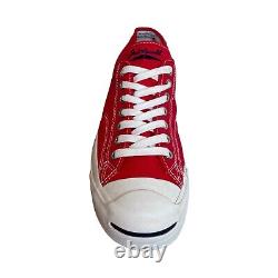 Converse Jack Purcell Signature Échantillon Rouge Uk9 Extrêmement Rare Paire Nfrs Sneakers