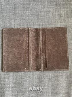 Couvreur en cuir marron foncé A6 Folio Maverick de l'extrêmement rare Chic Sparrow Nouveau