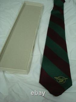Cravate en soie pour homme 100% neuve de la fabrique Zagato extrêmement rare avec l'emblème Zagato.