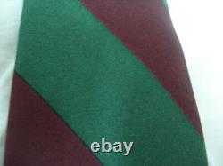 Cravate en soie pour homme 100% neuve de la fabrique Zagato extrêmement rare avec l'emblème Zagato.