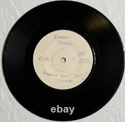DURAN DURAN - Affamé Comme Le Loup - Test Pressing UK 1-Sided 7 Extrêmement Rare