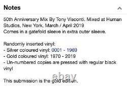 David Bowie Gold Space Oddity Vinyl, Extrêmement Rare, 1 des 50 Fabriqués dans le Monde