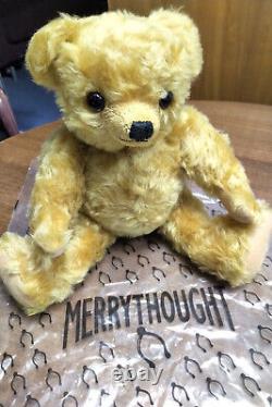 Découverte extrêmement rare: Ours Merrythought Winne de Winnie l'ourson de Holts Toys neuf dans sa boîte