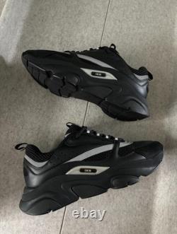 Dior B22 'Noir Réfléchissant' EU 43 UK 9 Neuf Extrêmement Rare