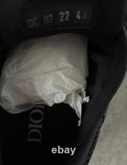 Dior B22 'Noir Réfléchissant' EU 43 UK 9 Neuf Extrêmement Rare