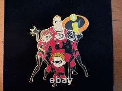 Disney Les Indestructibles Groupe Jumbo Pin Le 100 extrêmement rare/unique neuf