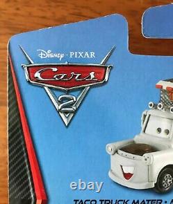 Disney Pixar Cars 2 #13 Taco Truck Mater Deluxe Bnip Extrêmement Rare