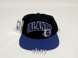 EXTREMEMENT RARE NOUVEAU AVEC ÉTIQUETTES VINTAGE 1992 ORLANDO MAGIC CASQUETTE SNAPBACK DE DÉMARRAGE ANNÉES 90