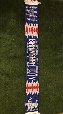 Écharpe Deadstock Auto Windscreens de Birmingham City 1995 NEUVE EXTREMEMENT RARE