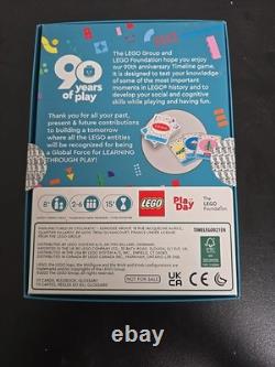 Édition LIMITÉE EXTREMEMENT RARE LEGO 90 Ans de Jeu Jeu de Chronologie Tout Neuf