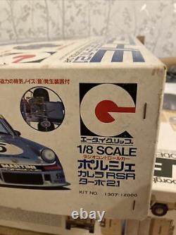 Eidai Grip Porsche Carrera Rsr 2.1 Rc 1/8ème Échelle Extrêmement Rare Collectionnable 70s