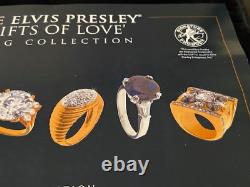 Ensemble de bagues Elvis Westminster extrêmement rare, SEULEMENT 500 FABRIQUÉES DANS LE MONDE ENTIER! COMME NEUF