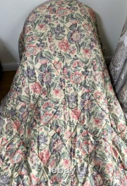 Ensemble de couvre-lit matelassé vintage Laura Ashley, extrêmement rare et tout neuf