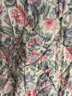 Ensemble de couvre-lit matelassé vintage Laura Ashley, extrêmement rare et tout neuf