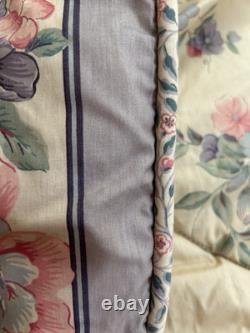 Ensemble de couvre-lit matelassé vintage Laura Ashley, extrêmement rare et tout neuf