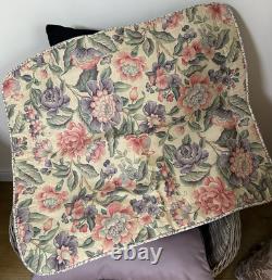 Ensemble de couvre-lit matelassé vintage Laura Ashley, extrêmement rare et tout neuf
