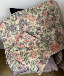 Ensemble de couvre-lit matelassé vintage Laura Ashley, extrêmement rare et tout neuf
