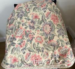 Ensemble de couvre-lit matelassé vintage Laura Ashley, extrêmement rare et tout neuf