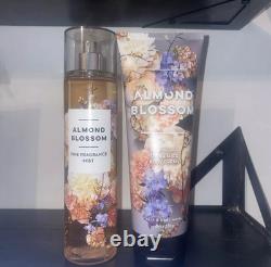 Ensemble de fleurs d'amandier Bath and Body Works tout neuf, discontinué, extrêmement rare au Royaume-Uni