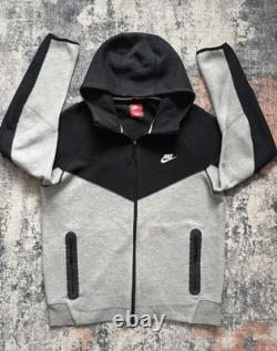 Ensemble de survêtement complet Nike Tech Fleece homme grande taille, gris et noir, nouvelle saison, extrêmement rare