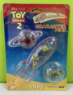 Épingles de personnages vintage de Toy Story 2 ? NEUFS SOUS BLISTER ? EXTRÊMEMENT RARE