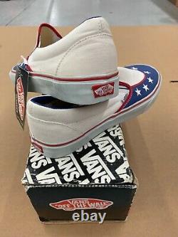 Evel Knievel (formula One) Vans Sneakers Slip-on Taille 11 Extrêmement Ultra Rare