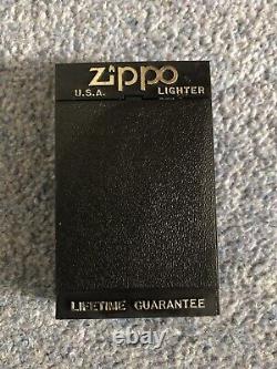 Extêmement RARE Briquet ZIPPO Charles Chaplin Bubble Inc 1995 NEUF NON UTILISÉ EN BOÎTE