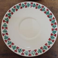 Extêmement Rare Emma Bridgewater 1er Noël JOIE BOL À SAUCE/JUG & SOUS-ASSIETTE Neuf