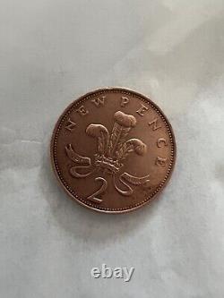Extremely Rare 1971 New Pence 2p Coin