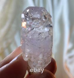 Extremely Rare Anhui Amethyst Galaxy Mist Phantom Terminated Quartz Crystal 11