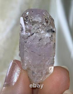 Extremely Rare Anhui Amethyst Galaxy Mist Phantom Terminated Quartz Crystal 11