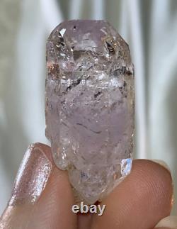 Extremely Rare Anhui Amethyst Galaxy Mist Phantom Terminated Quartz Crystal 11